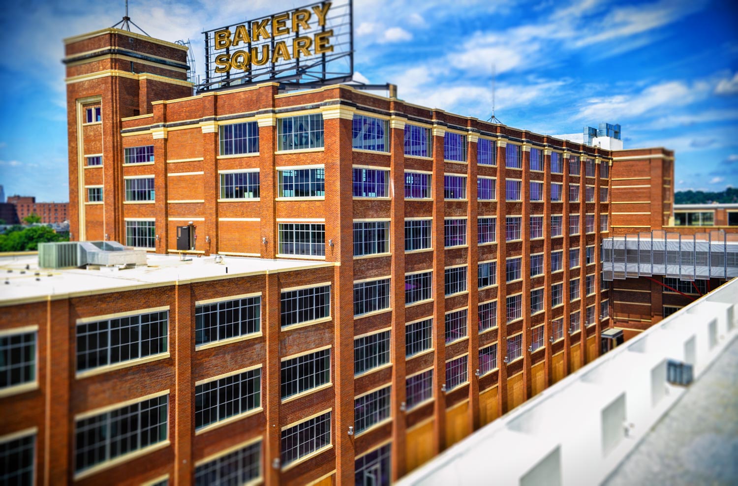 Bakery Square photograph Bakery Square photo with walk way