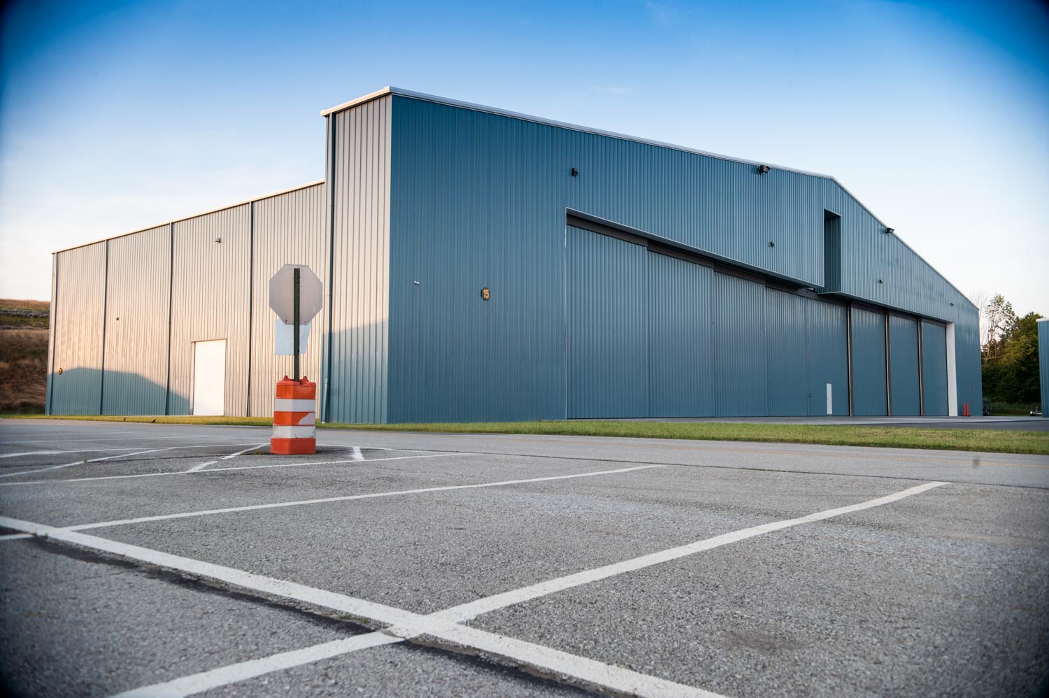 Outside morning Photo of LJ& Associates custom Hanger